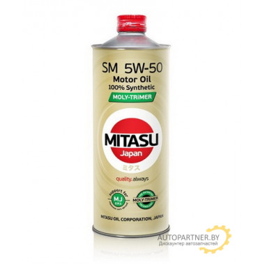 Моторное масло MITASU MOLY-TRIMER SM 5W-50 / MJ-M13-1 (1л)