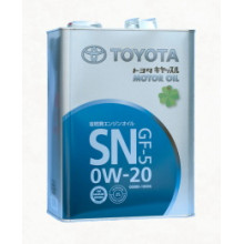 TOYOTA ENGINE OIL 0W-20, 4л