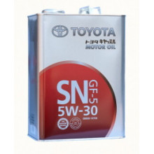 TOYOTA  ENGINE OIL 5W-30, 4л