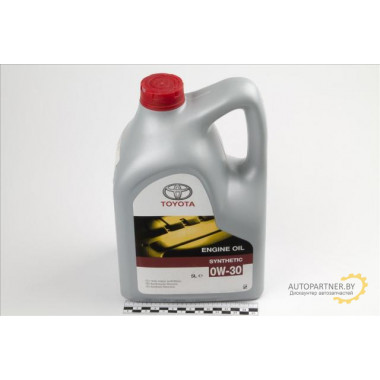 TOYOTA ENGINE OIL 0W-30, 5л