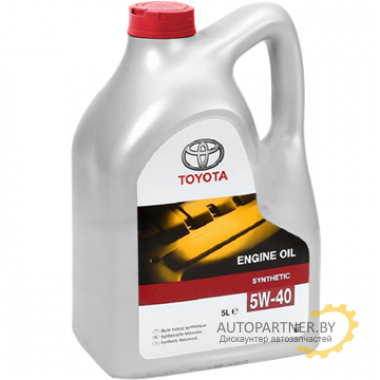 TOYOTA ENGINE OIL 5W-40, 5л