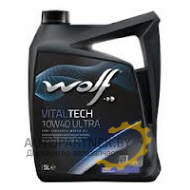 Моторное масло WOLF VITALTECH ULTRA 10W40 / 1227/5 (5л)