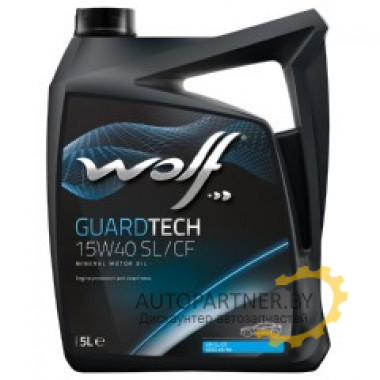 Моторное масло WOLF GUARDTECH  SL/CF 15W40 / 14136/5 (5л)