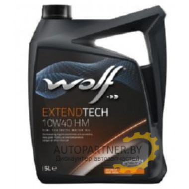 Моторное масло WOLF EXTENDTECH HM 10W40 / 15127/5 (5л)