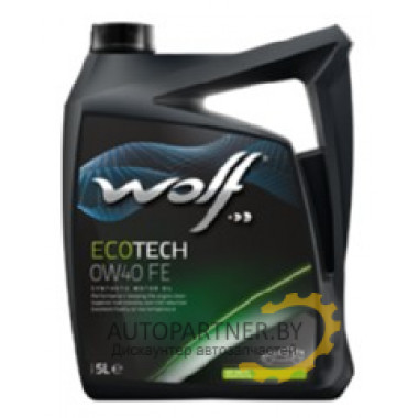 Моторное масло WOLF ECOTECH FE 0W40 / 16106/5 (5л)