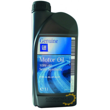 GENERAL MOTORS Semi Synthetic 10W-40, 1л