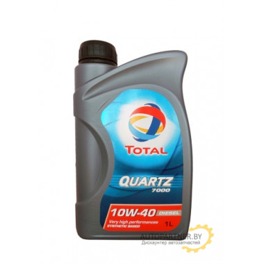 Моторное масло TOTAL QUARTZ DIESEL 7000 10W40 / 201534 (1л)
