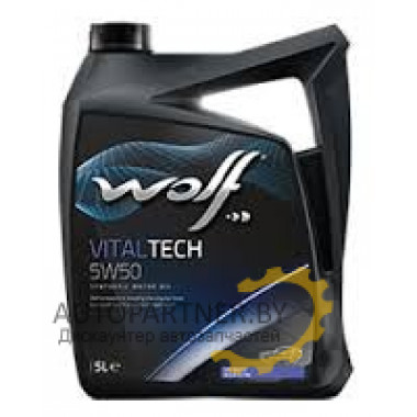 Моторное масло WOLF VITALTECH 5W50 / 23117/5 (5л)