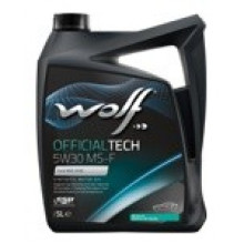 Моторное масло WOLF OFFICIALTECH MS-F 5W30 / 65609/4 (4л)