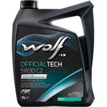 Моторное масло WOLF OFFICIALTECH C2 5W30 / 65610/4 (4л)