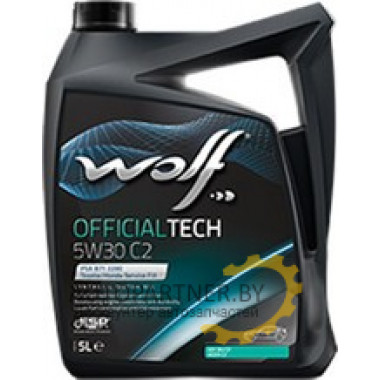 Моторное масло WOLF OFFICIALTECH C2 5W30 / 65610/4 (4л)