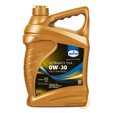 Моторное масло EUROL ULTRANCE PSA 0W30 / E100018 - 5L (5л)