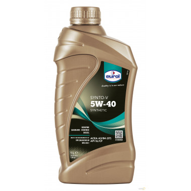 Моторное масло EUROL SYNTO-V 5W40 / E100050 - 1L (1л)
