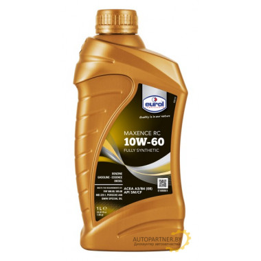 Моторное масло EUROL MAXENCE 10W60 / E100061 - 1L (1л)
