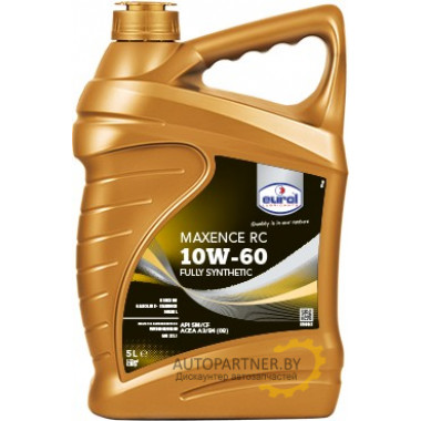 Моторное масло EUROL MAXENCE 10W60 / E100061 - 5L (5л)