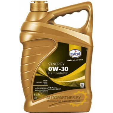 Моторное масло EUROL SYNERGY 0W30 / E100067 - 5L (5л)