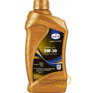 Моторное масло EUROL SUPER LITE 5W30 / E100091 - 1L (1л)