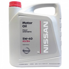 Моторное масло NISSAN MOTOR OIL A3/B4 5W40 / KE90090042R (5л)