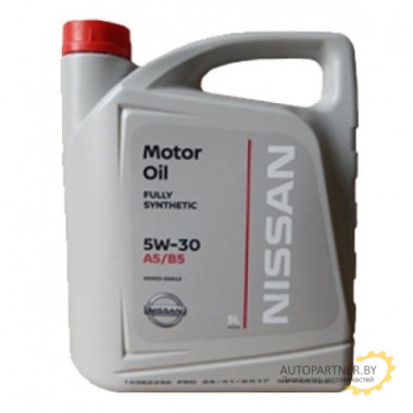 Моторное масло NISSAN MOTOR OIL FS A5/B5 5W30 / KE90099943 (5л)