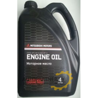 Моторное масло MITSUBISHI ENGINE OIL SN 0W-30 / MZ320754 (4л)