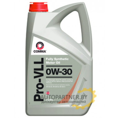 Моторное масло COMMA PRO-VLL 0w30 / PROVLL5L (5л)