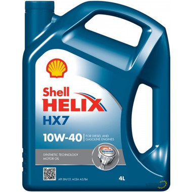 SHELL 10W40 HELIX HX7/4