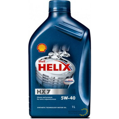 SHELL 5W40 HELIX HX7/1