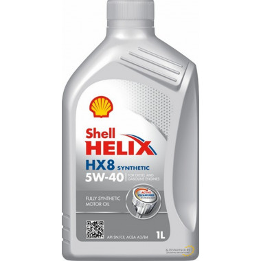 SHELL 5W40 HELIX HX8 SYNTHETIC/1