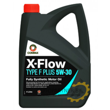 Моторное масло COMMA X-FLOW TYPE F PLUS 5w30 / XFFP4L (4л)
