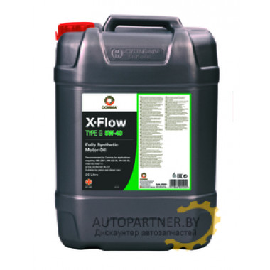 Моторное масло COMMA X-FLOW TYPE G 5w40 / XFG20L (20л)