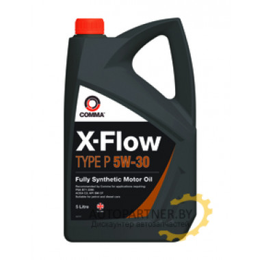 Моторное масло COMMA X-FLOW TYPE P 5w30 / XFP5L (5л)