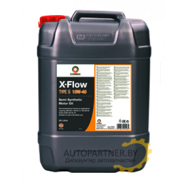 Моторное масло COMMA X-FLOW TYPE S 10w40 / XFS20L (20л)