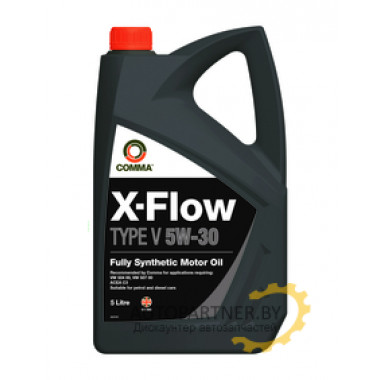 Моторное масло COMMA X-FLOW TYPE V 5w30 / XFV5L (5л)