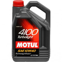 Моторное масло MOTUL 4100 TURBOLIGHT 10W40 / 100355 (4л)