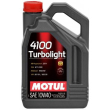 Моторное масло MOTUL 4100 TURBOLIGHT 10W40 / 100357 (5л)