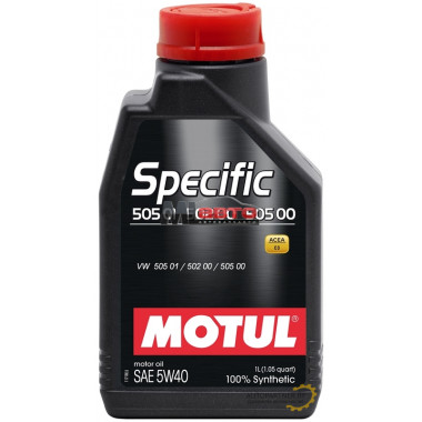 Моторное масло MOTUL SPECIFIC 505 00 505 01 5W40 / 101573 (1л)