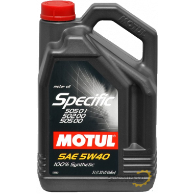 Моторное масло MOTUL SPECIFIC 505 00 505 01 5W40 / 101575 (5л)
