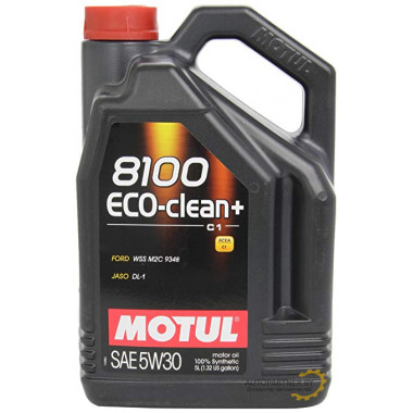 Моторное масло MOTUL 8100 ECO-CLEAN+ 5W30 / 101584 (5л)