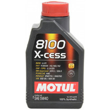 Моторное масло MOTUL 8100 X-CESS 5W40 / 102784 (1л)