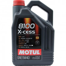 Моторное масло MOTUL 8100 X-CESS 5W40 / 102870 (5л)