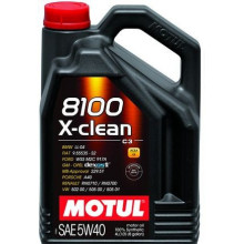 Моторное масло MOTUL 8100 X-CLEAN 5W40 / 104720 (4л)