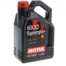 Моторное масло MOTUL 6100 SYNERGIE+ 5W40 / 106020 (4л) (СНЯТ С ПРОИЗВОДСТВА, ЗАМЕНА 107978)