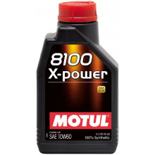 Моторное масло MOTUL 8100 X-POWER 10W60 / 106142 (1л)