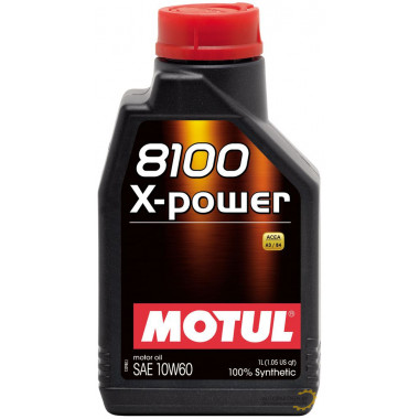 Моторное масло MOTUL 8100 X-POWER 10W60 / 106142 (1л)