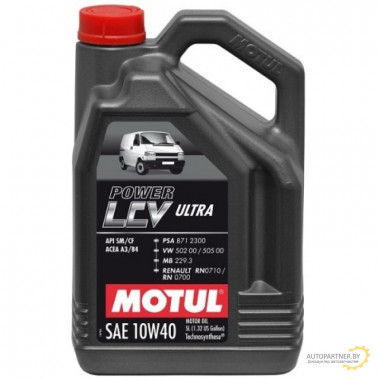 Моторное масло MOTUL POWER LCV ULTRA 10W40 / 106156 (5л)