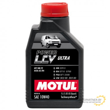 Моторное масло MOTUL POWER LCV ULTRA 10W40 / 106350 (1л)