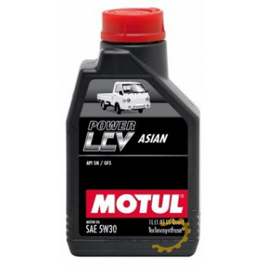 Моторное масло MOTUL POWER LCV ASIAN 5W30 / 106469 (1л) (СНЯТ С ПРОИЗВОДСТВА)