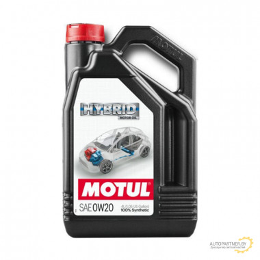 Моторное масло MOTUL HYBRID 0W20 / 107142 (4л)
