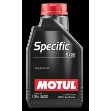 Моторное масло MOTUL SPECIFIC 5122 0W20 / 107304 (1л)