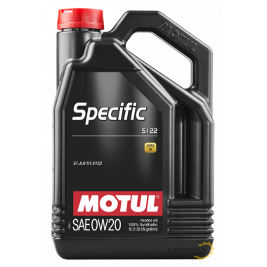 Моторное масло MOTUL SPECIFIC 5122 0W20 / 107339 (5л)